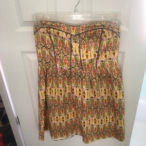 Fun strapless summer dress